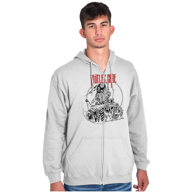 Brisco Brands Motley Crue Girls Girls Girls 87 Tour Logo Zip Hoodie